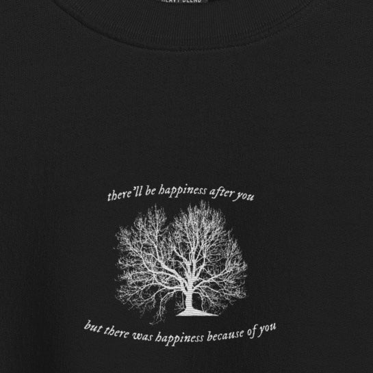 happiness - Embroidered Crew Neck