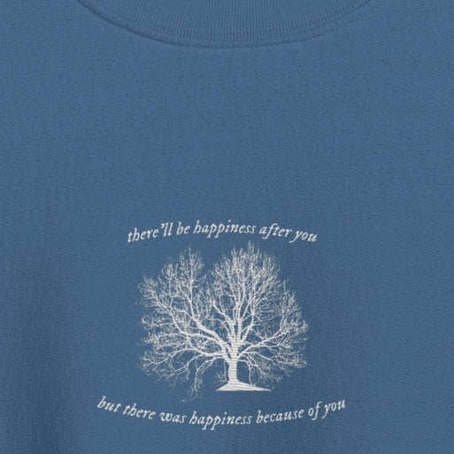 happiness - Embroidered Crew Neck