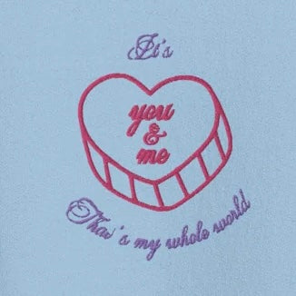 It’s You and Me - Embroidered Crew Neck
