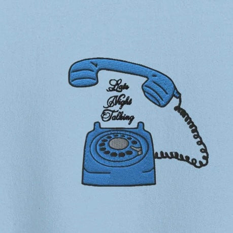 Late Night Talking - Embroidered Crew Neck