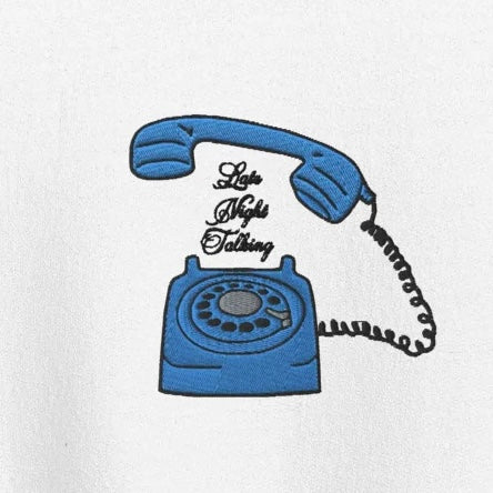 Late Night Talking - Embroidered Crew Neck