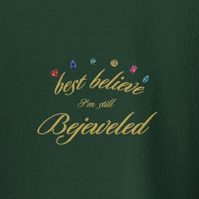 Bejeweled - Embroidered Crew Neck