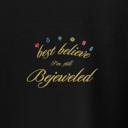 Bejeweled - Embroidered Crew Neck