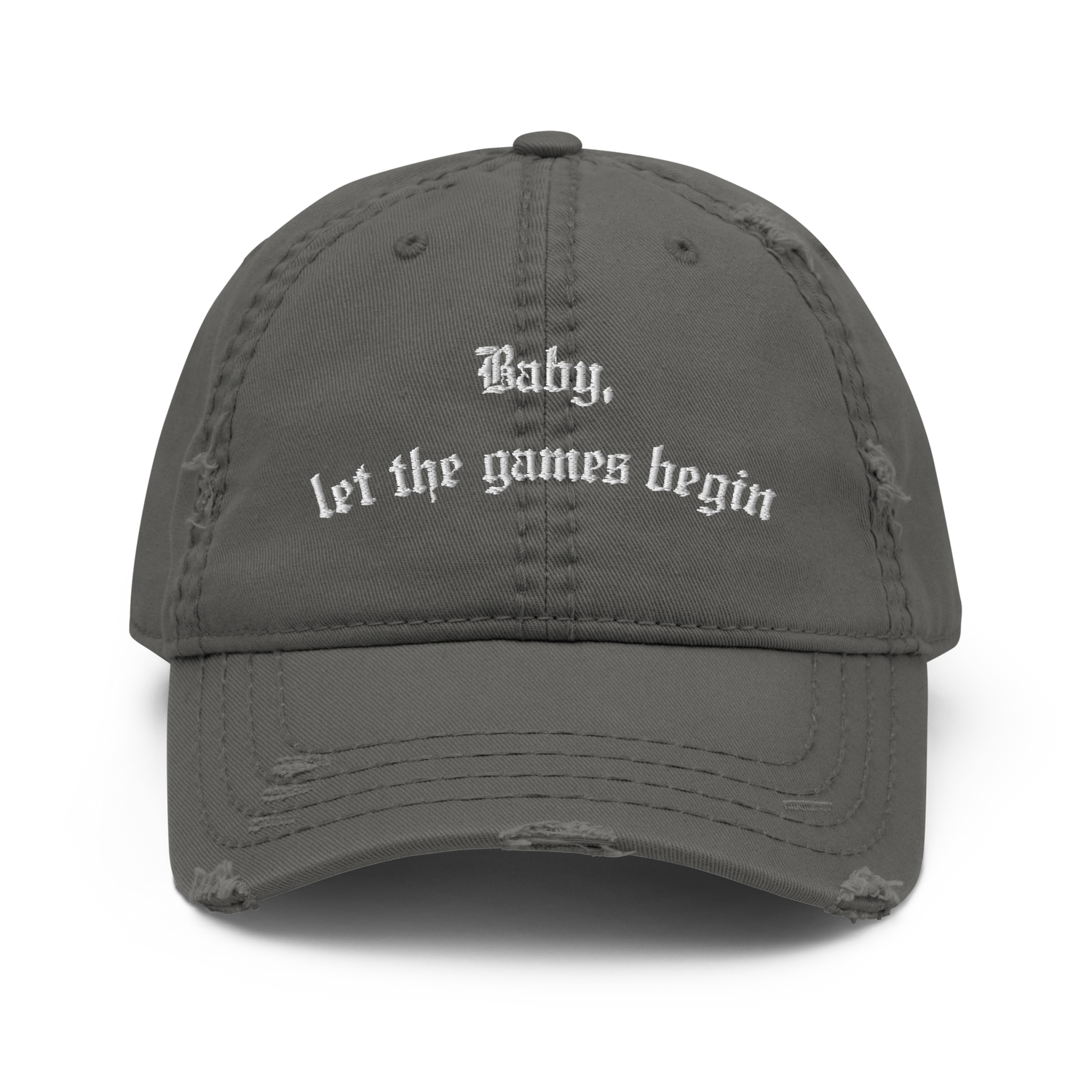 Baby, let the games begin - Embroidered Dad Cap