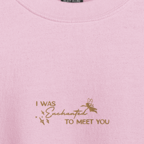 Enchanted - Embroidered Crew Neck