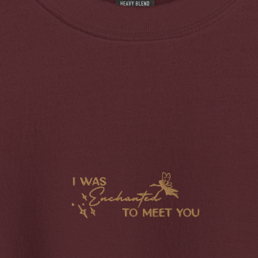 Enchanted - Embroidered Crew Neck