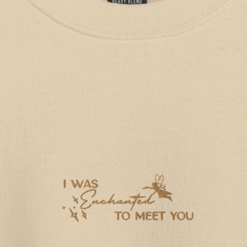 Enchanted - Embroidered Crew Neck