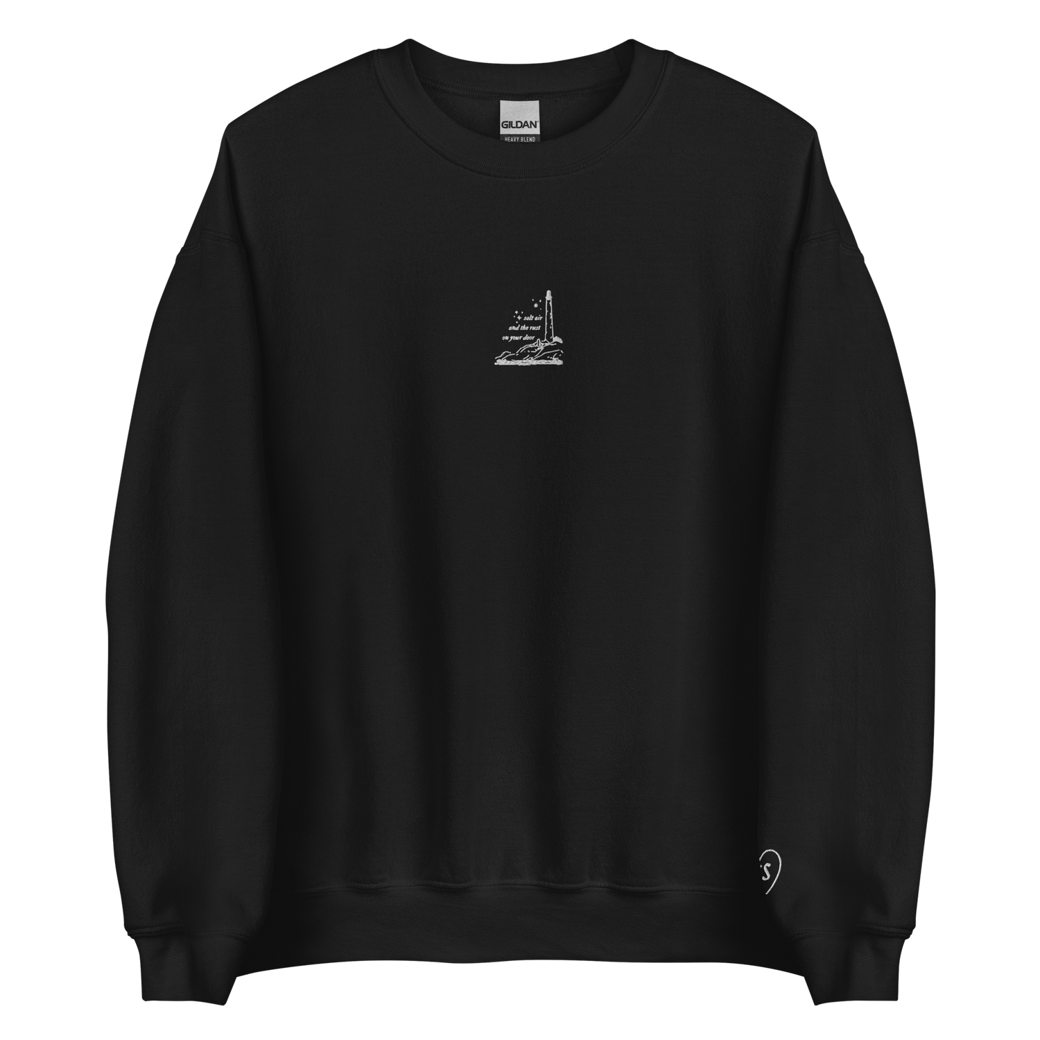 Salt Air - Embroidered Crew Neck