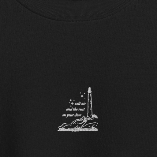 Salt Air - Embroidered Crew Neck