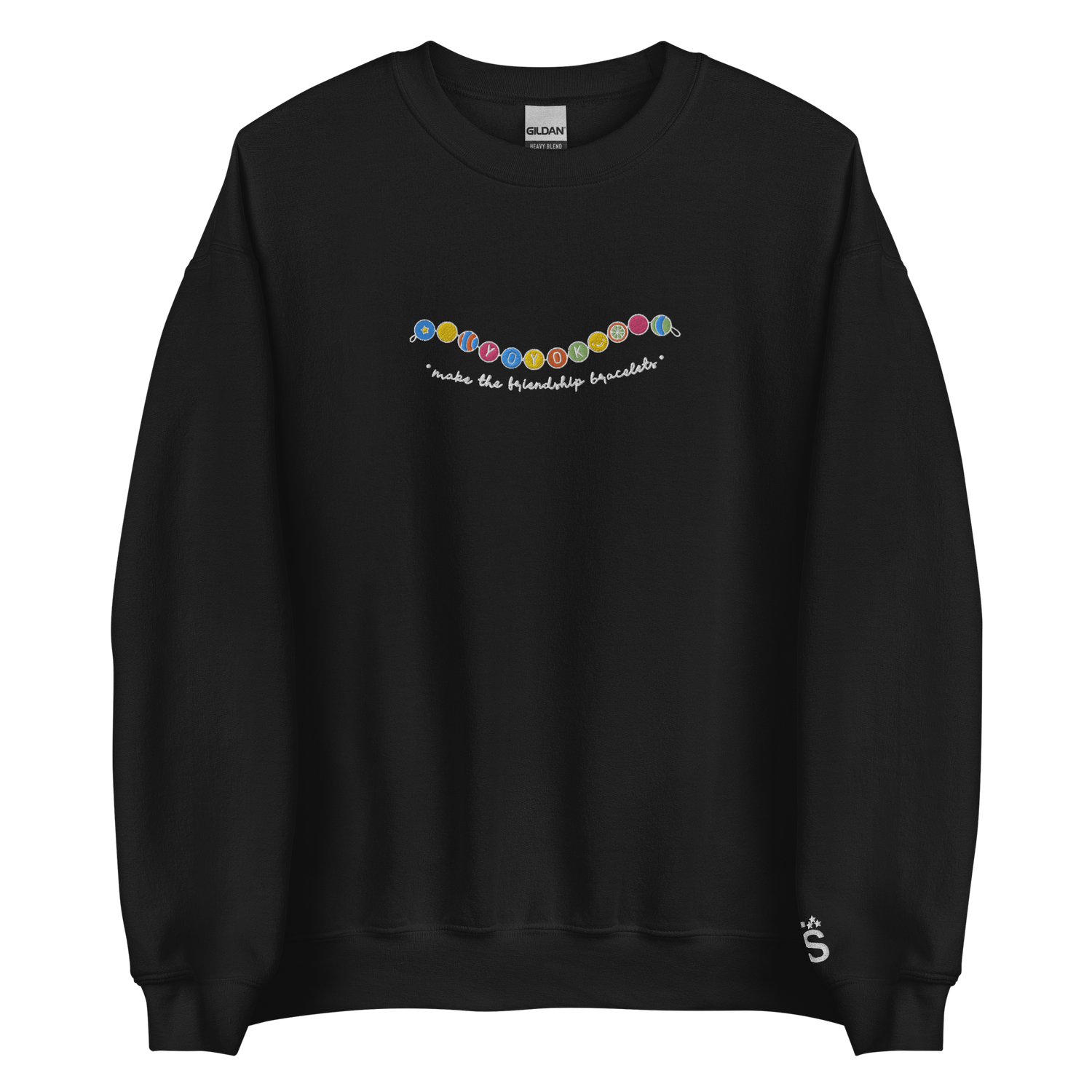 Friendship Bracelets - Embroidered Crew Neck