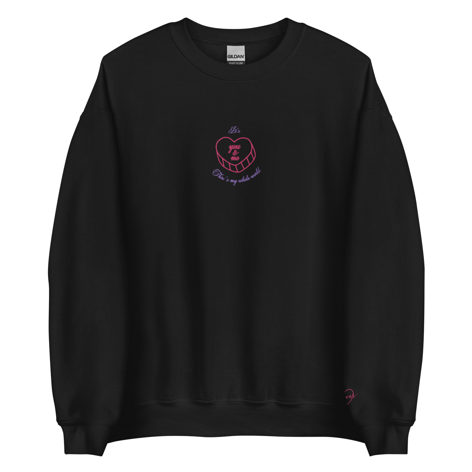 It’s You and Me - Embroidered Crew Neck