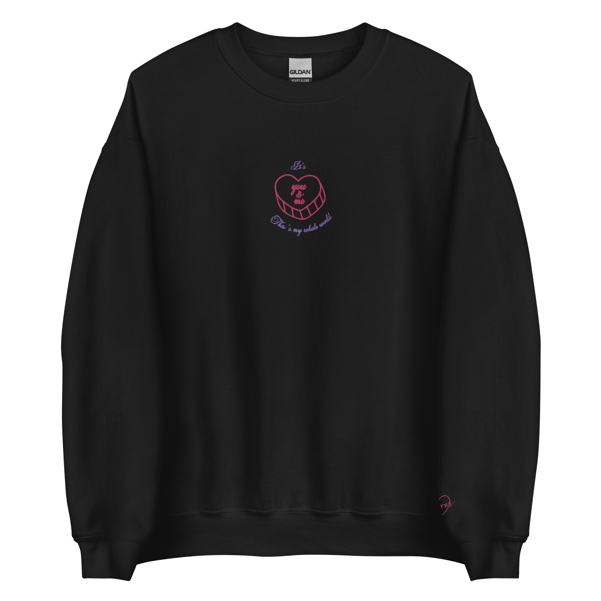 It’s You and Me - Embroidered Crew Neck