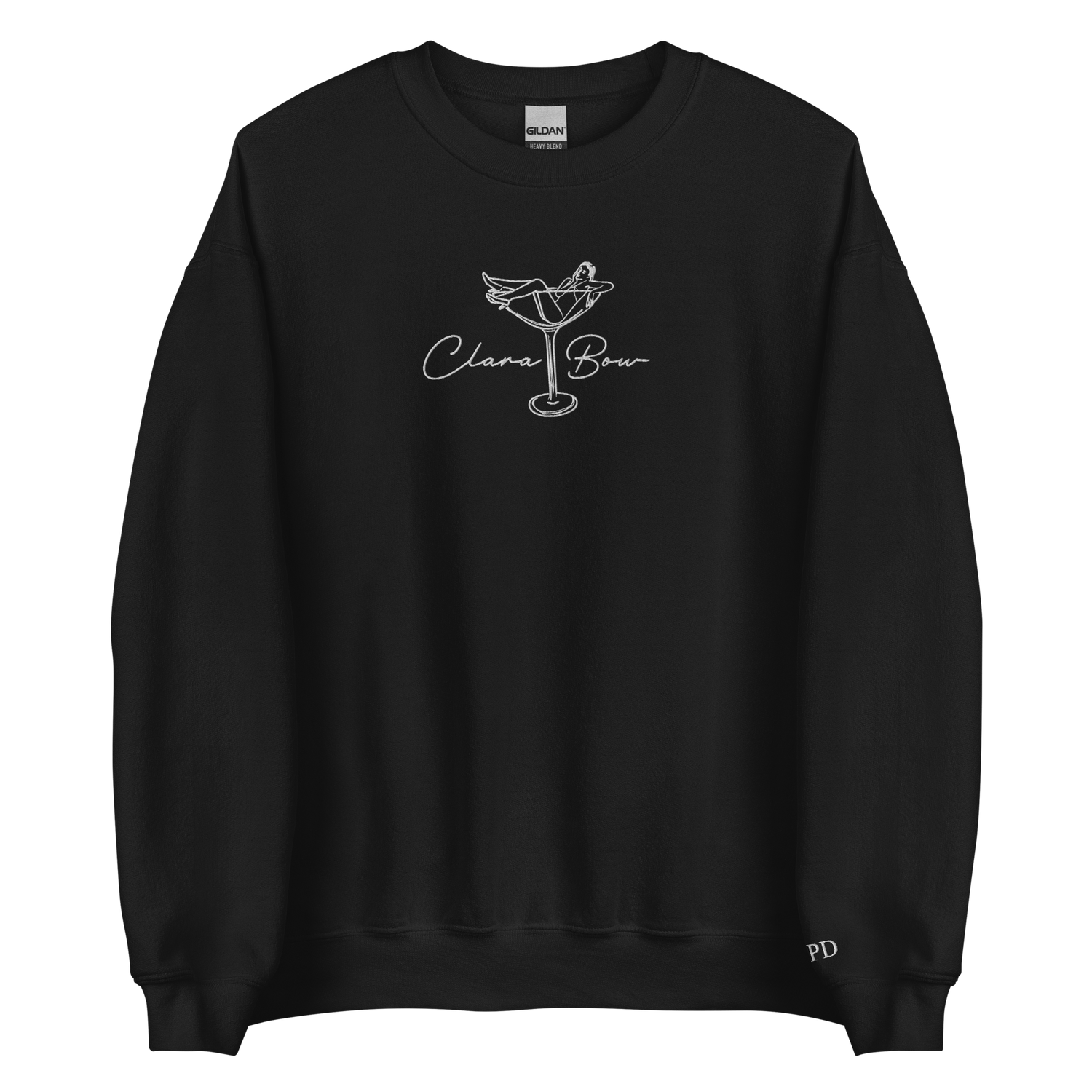 Clara Bow - Embroidered Crew Neck
