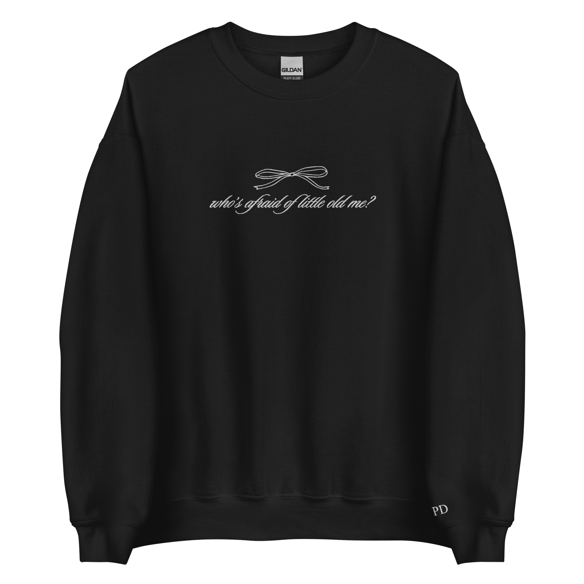 Little Old Me - Embroidered Crew Neck