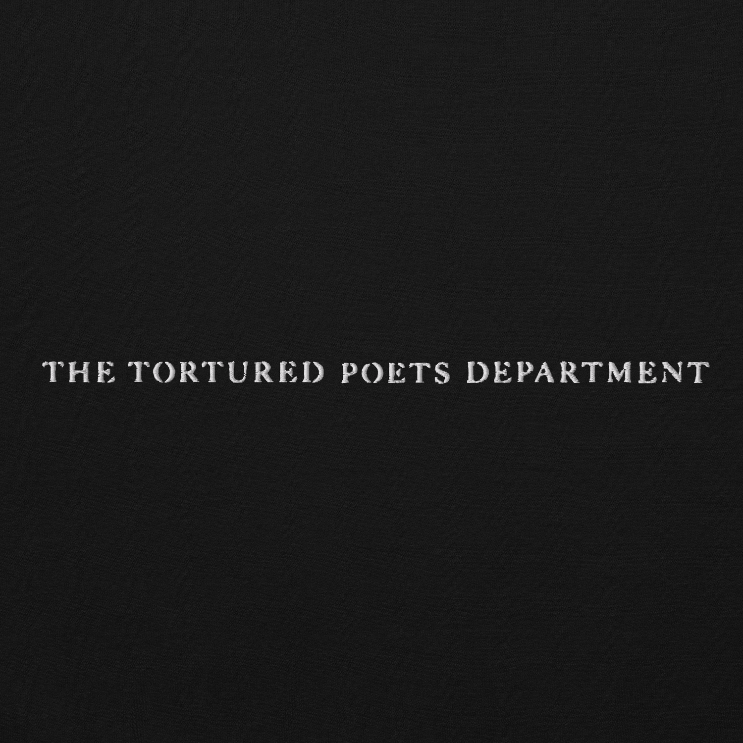 The Tortured Poets Department - Embroidered Crew Neck