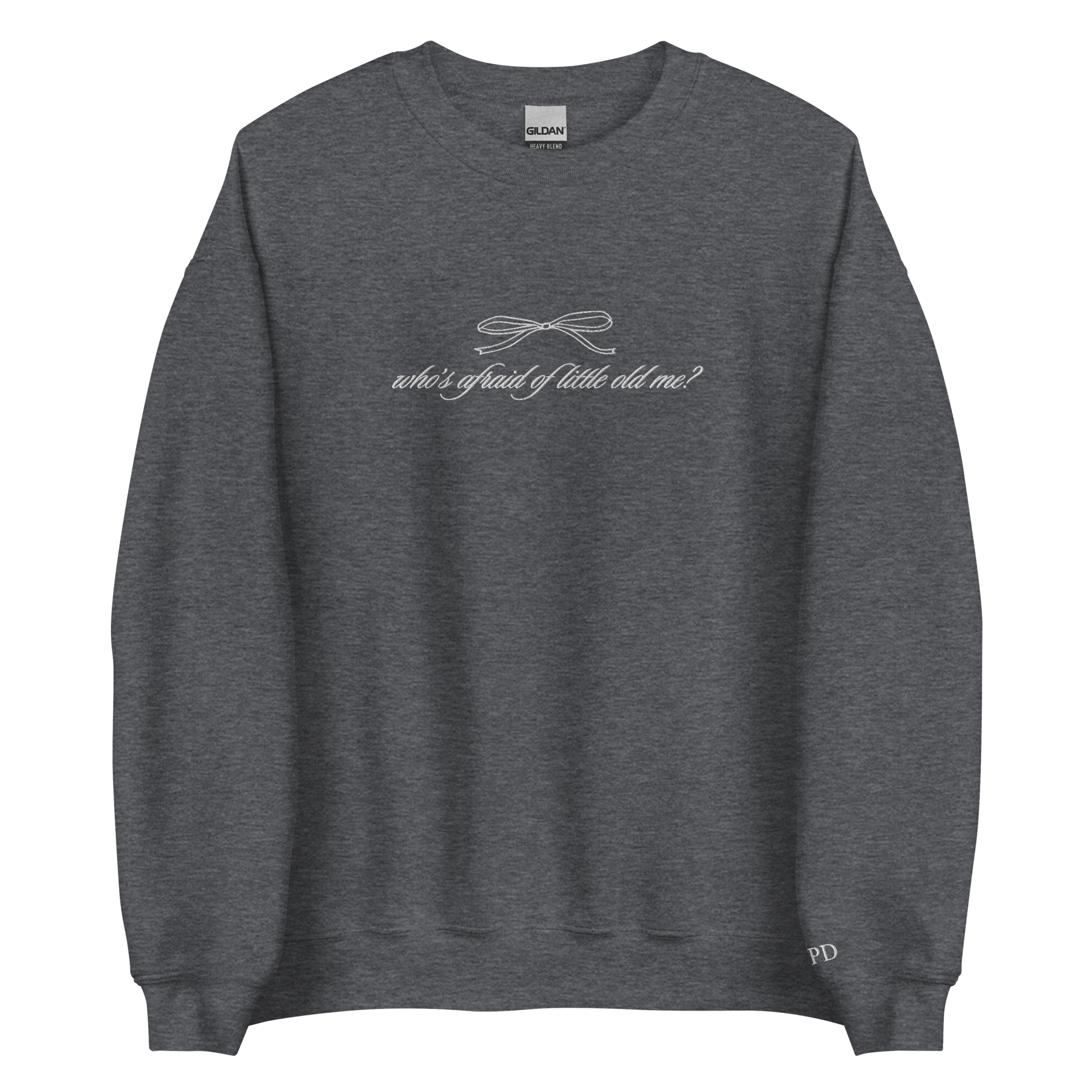 Little Old Me - Embroidered Crew Neck