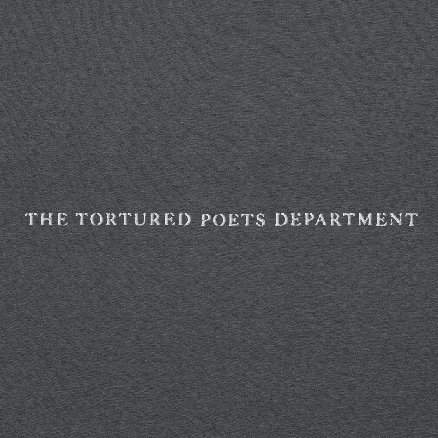 The Tortured Poets Department - Embroidered Crew Neck