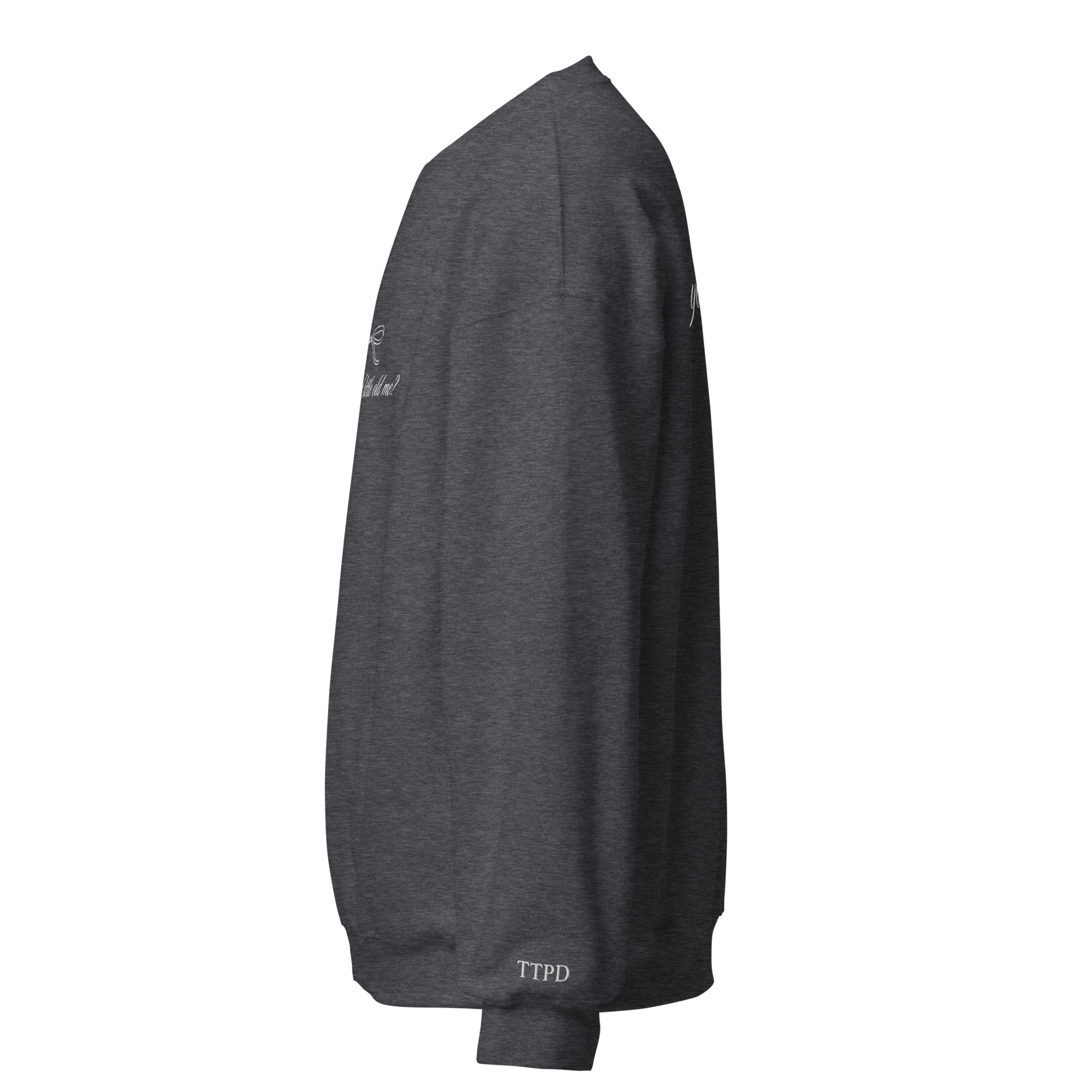 Little Old Me - Embroidered Crew Neck