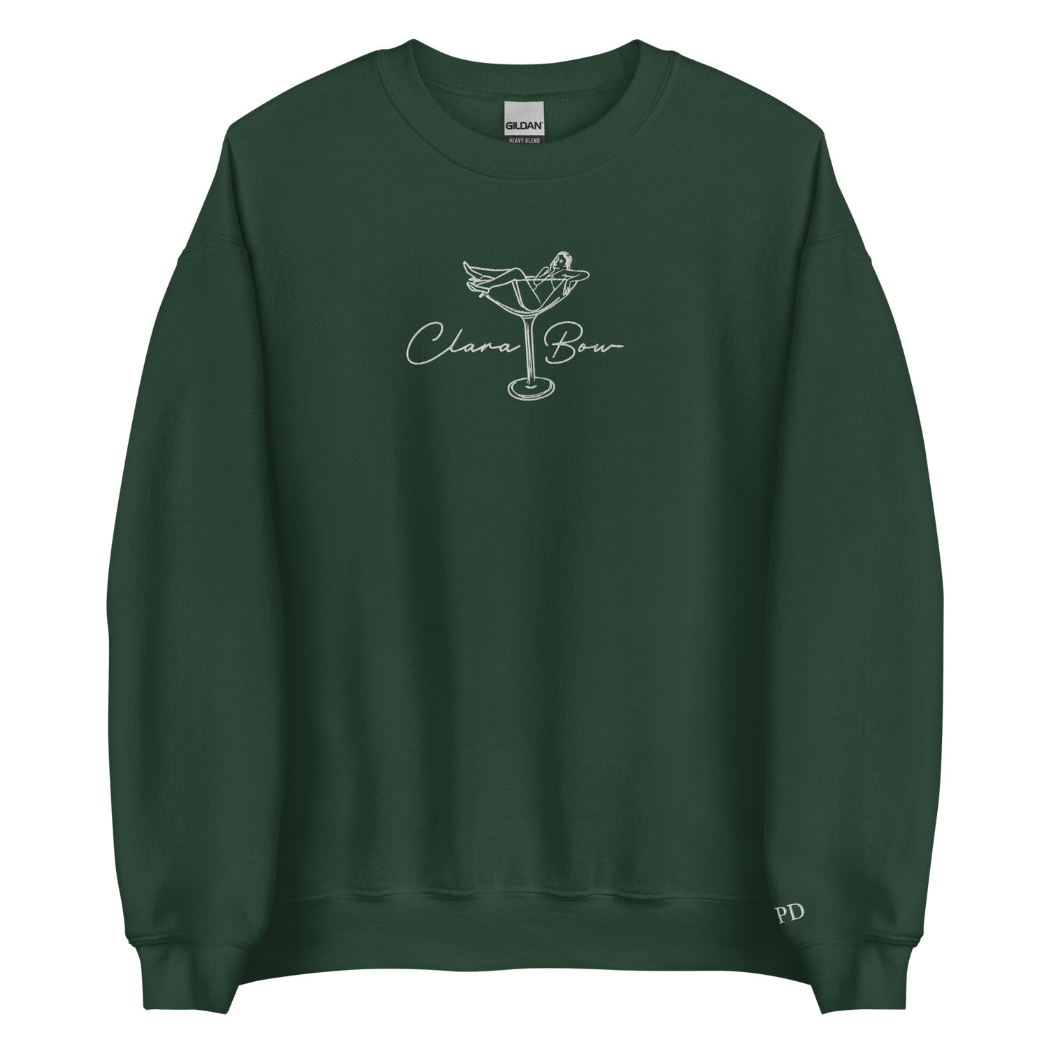 Clara Bow - Embroidered Crew Neck