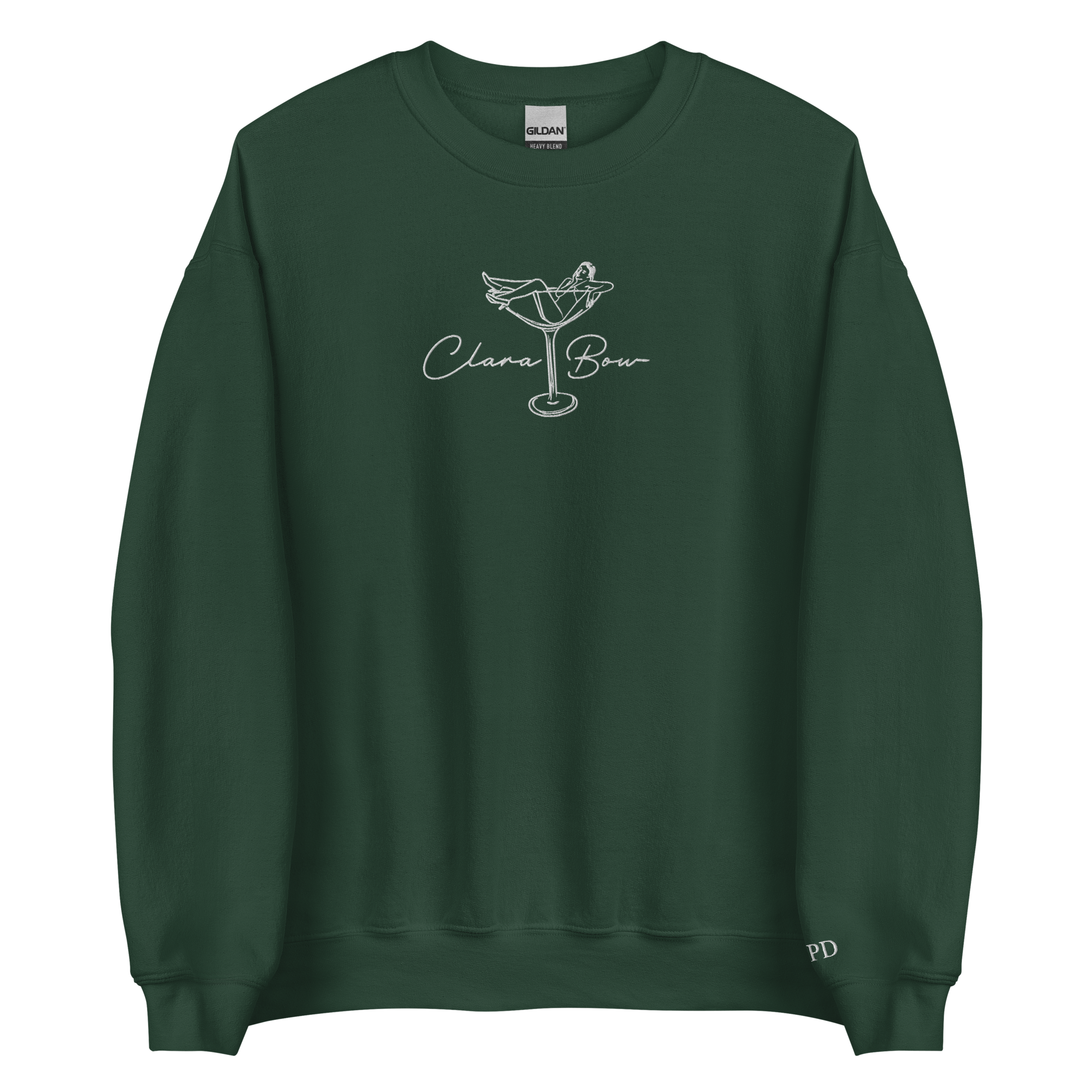 Clara Bow - Embroidered Crew Neck