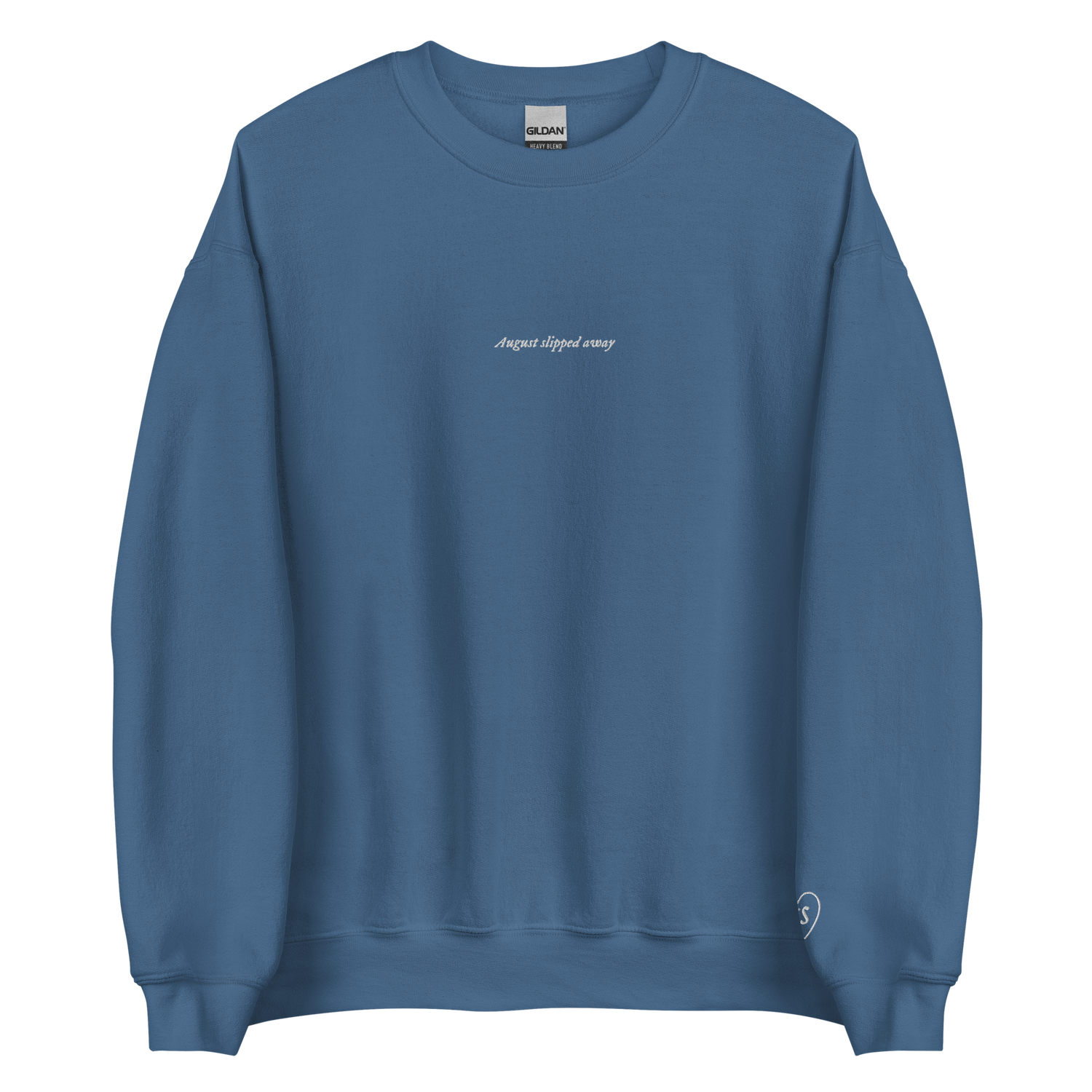 August slipped away - Embroidered Crew Neck