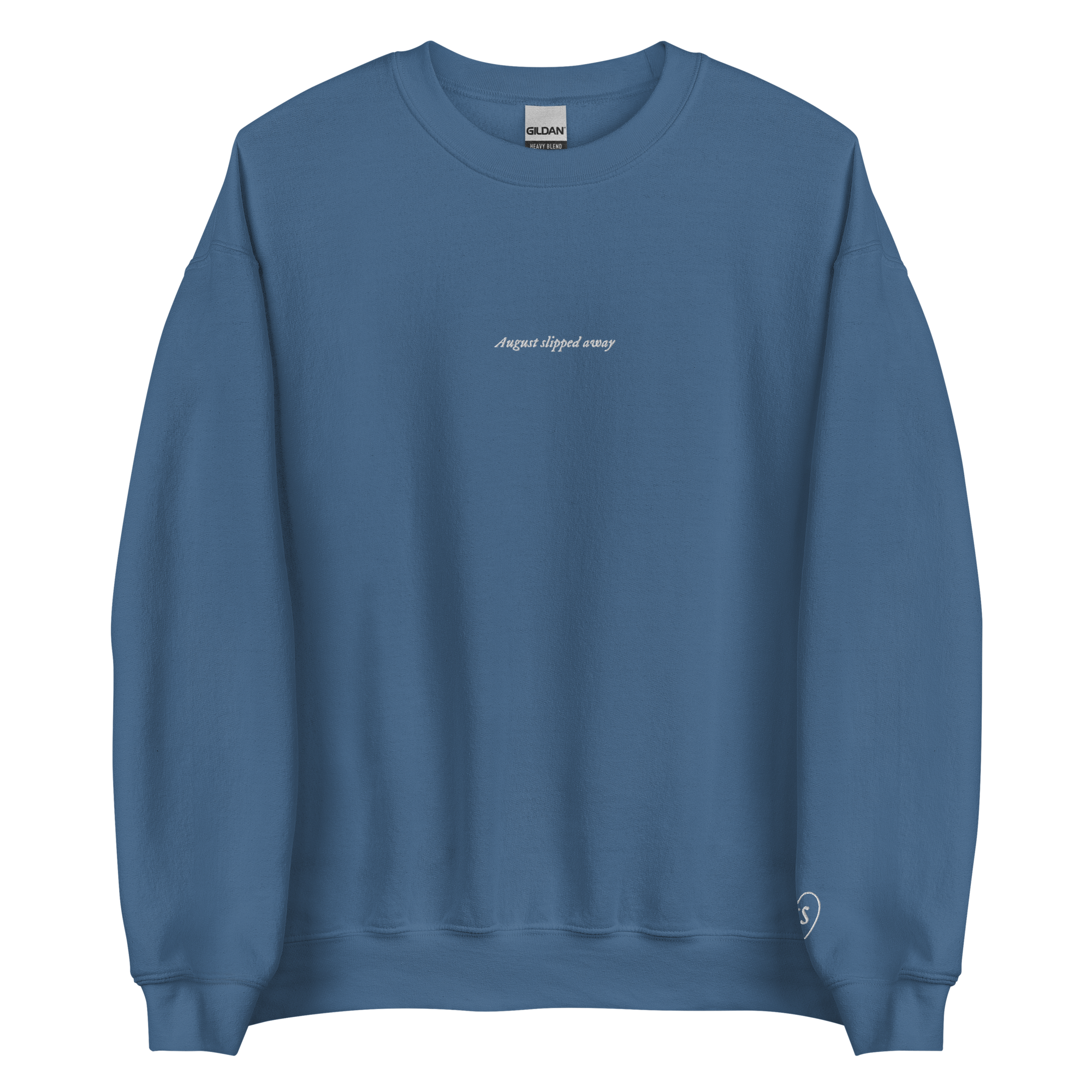 August slipped away - Embroidered Crew Neck