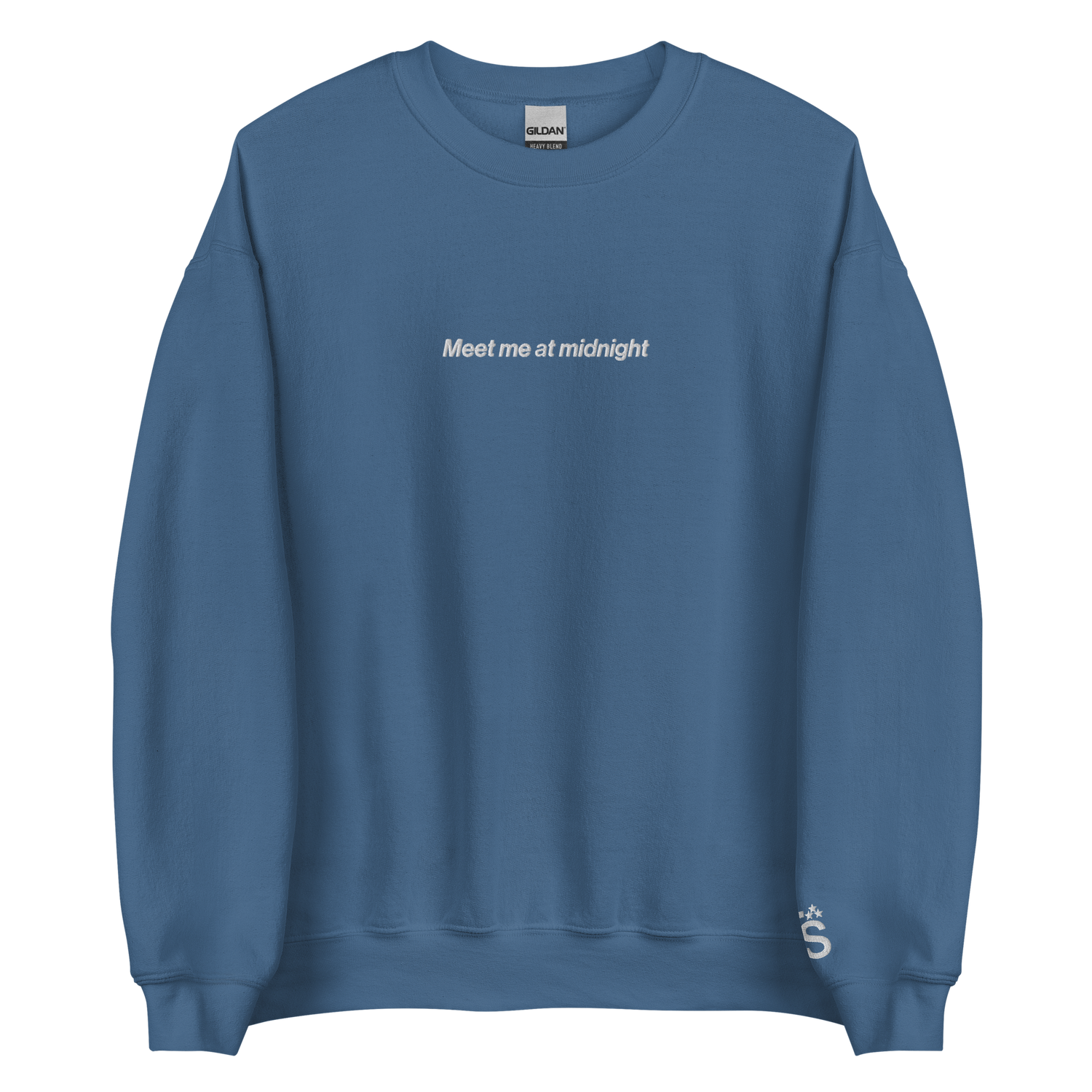 Meet Me at Midnight - Embroidered Crew Neck