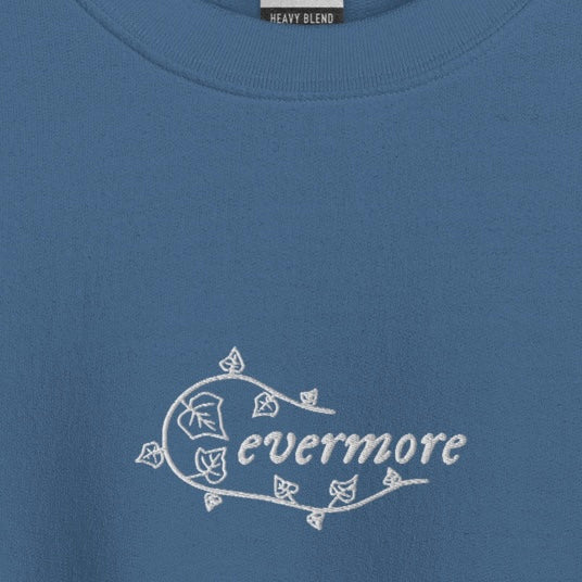 evermore era - Embroidered Crew Neck