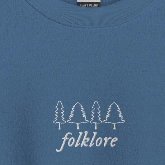 folklore era - Embroidered Crew Neck