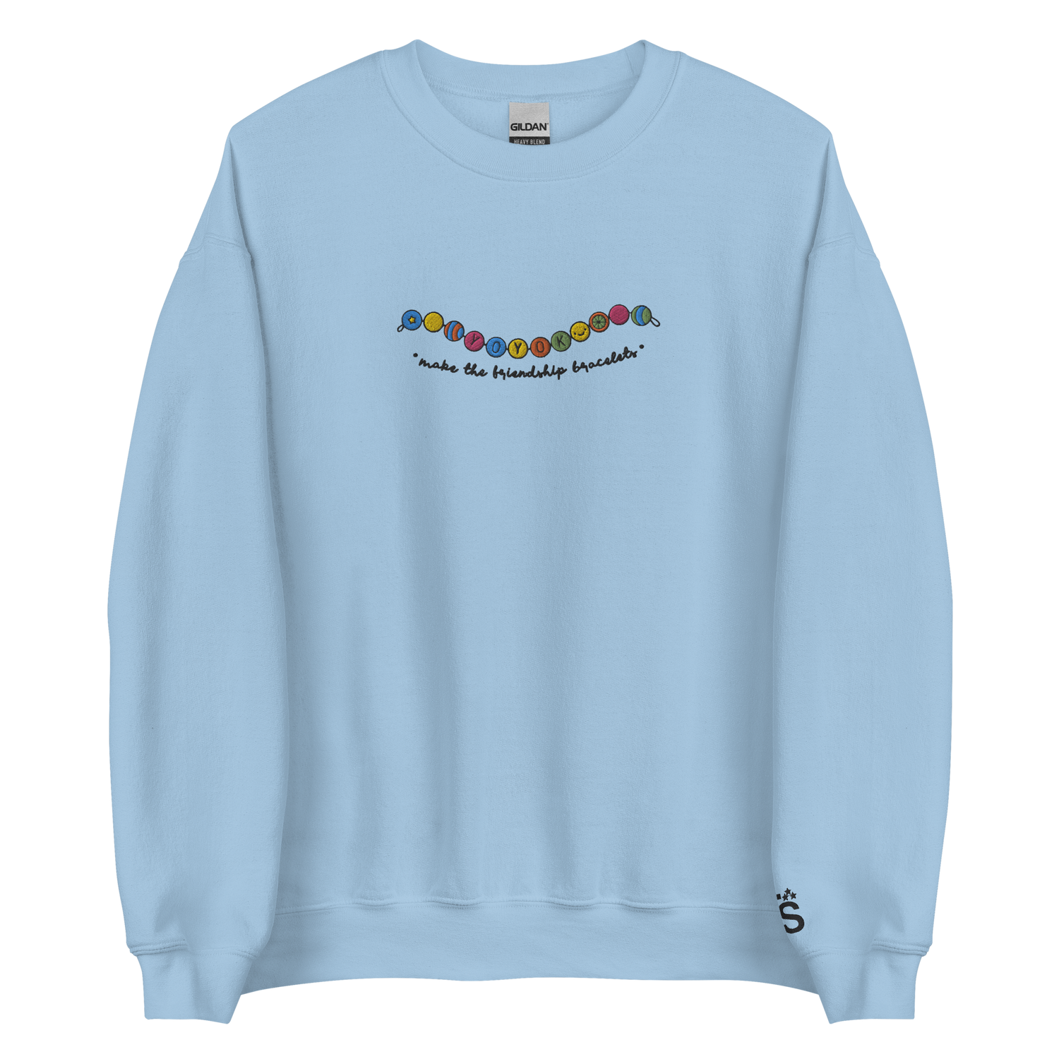 Friendship Bracelets - Embroidered Crew Neck