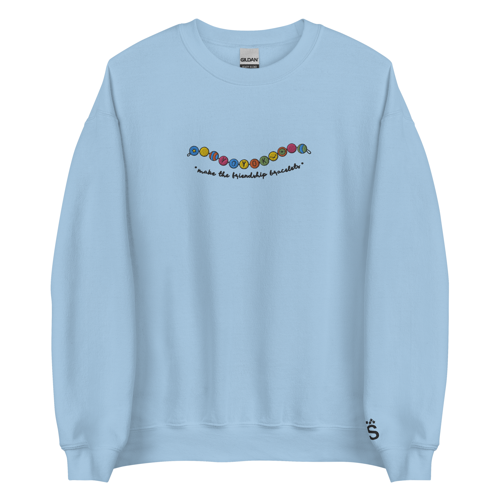 Friendship Bracelets - Embroidered Crew Neck