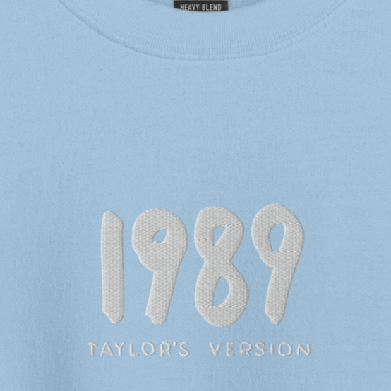 1989 TV Era - Embroidered Crew Neck