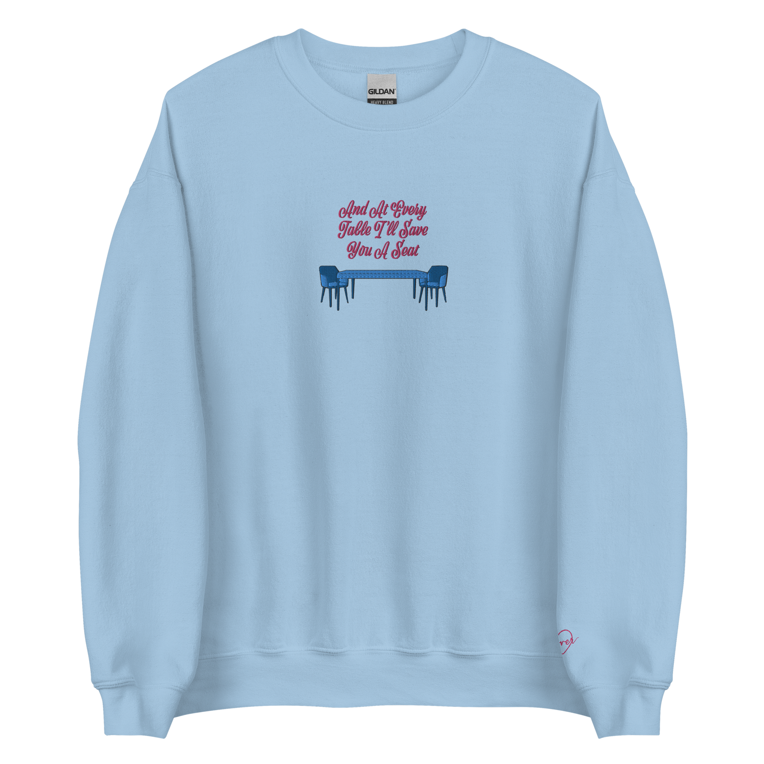 At Every Table - Embroidered Crew Neck