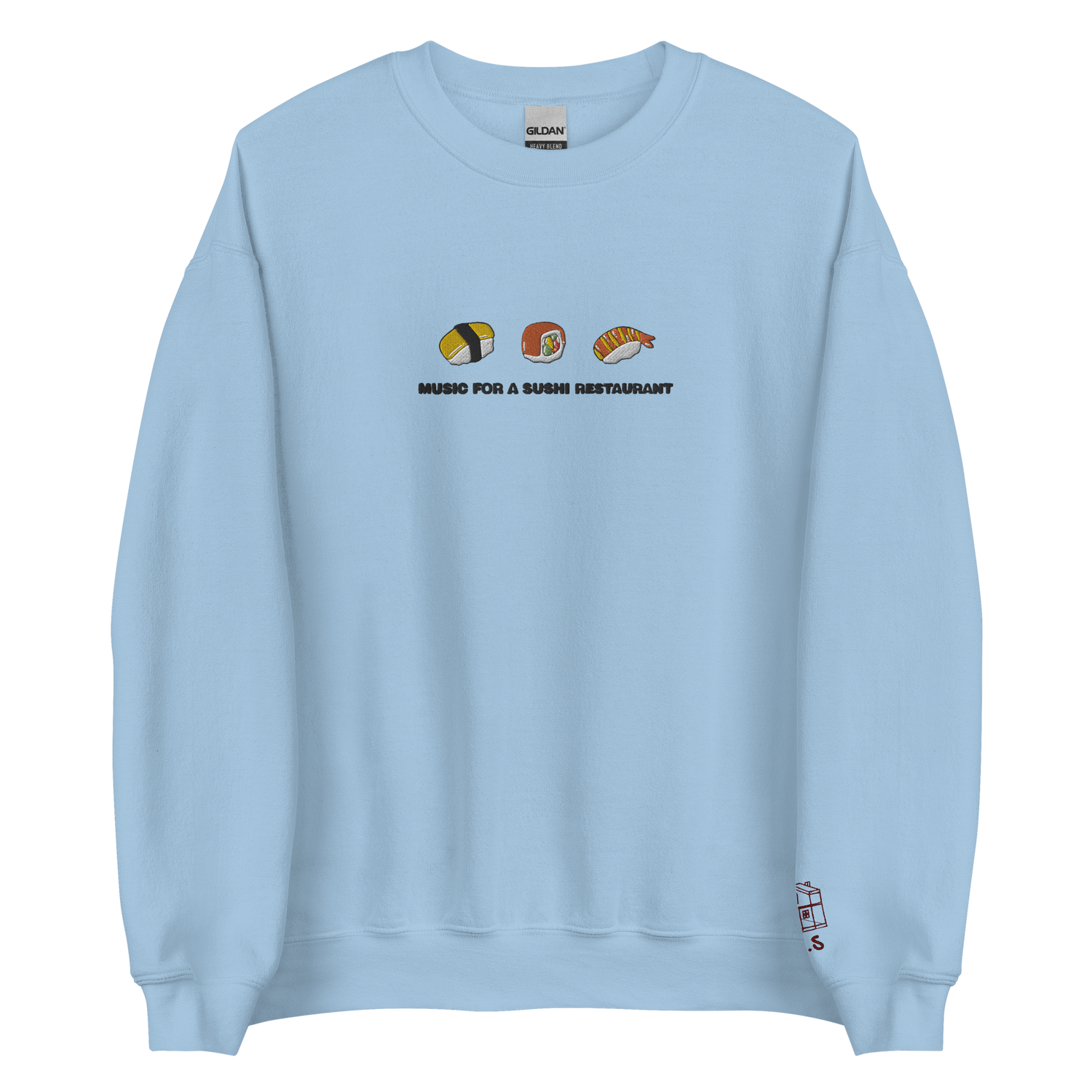Music For A Sushi Restaurant - Embroidered Crew Neck