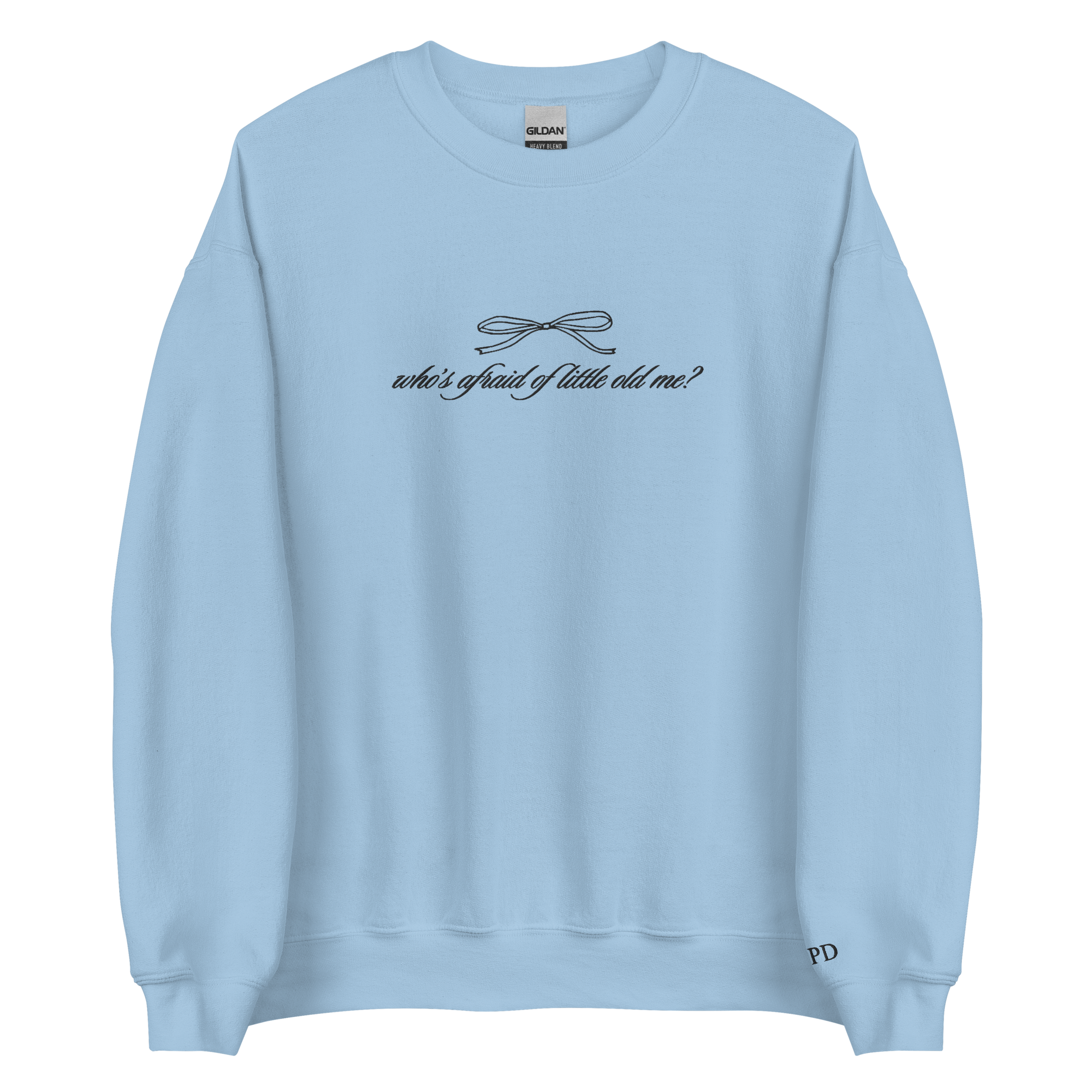 Little Old Me - Embroidered Crew Neck