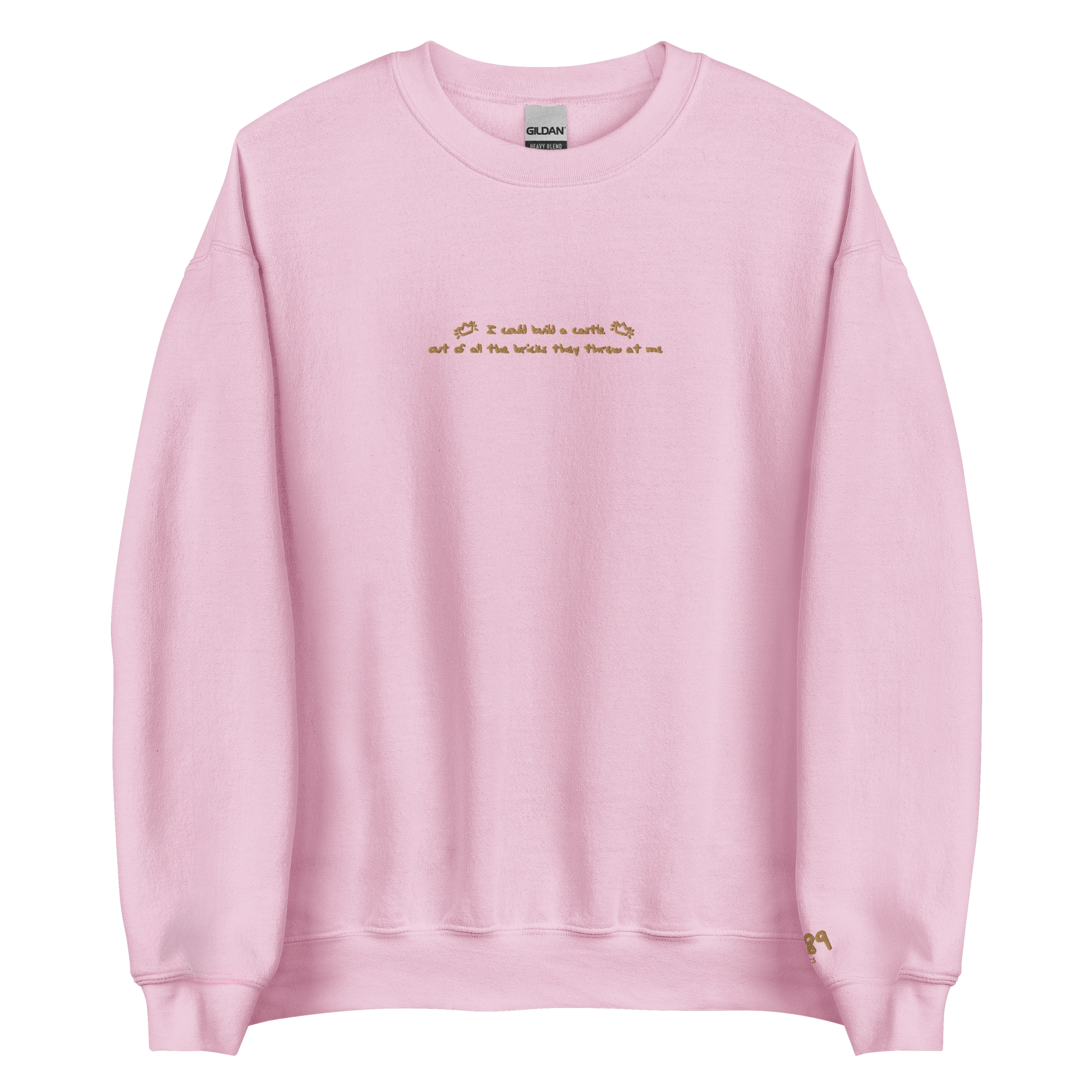I Could Build a Castle - Embroidered Crew Neck