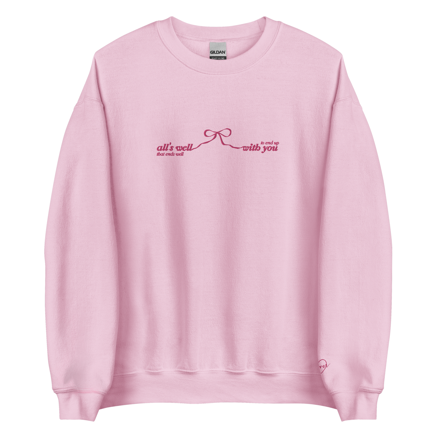 All’s Well That Ends Well - Embroidered Crew Neck