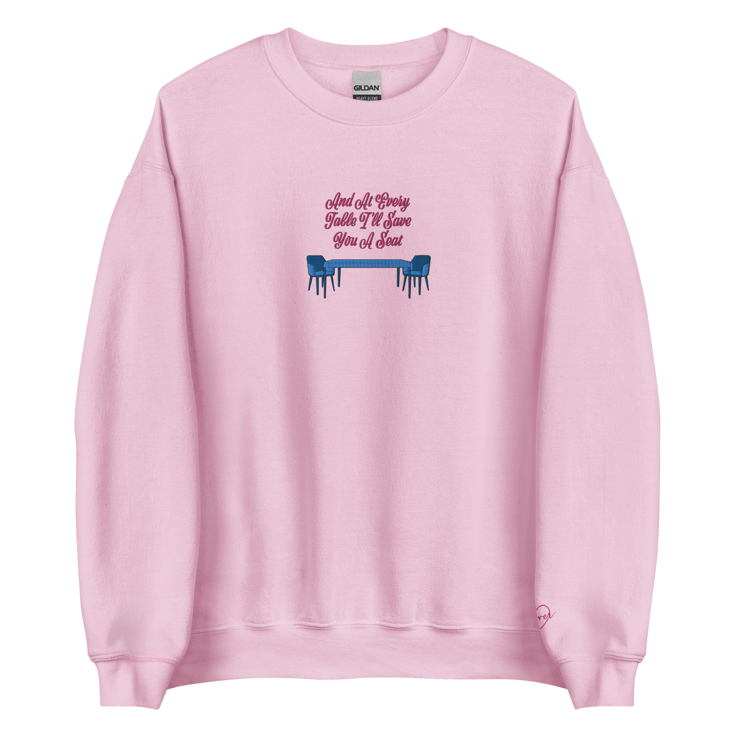 At Every Table - Embroidered Crew Neck