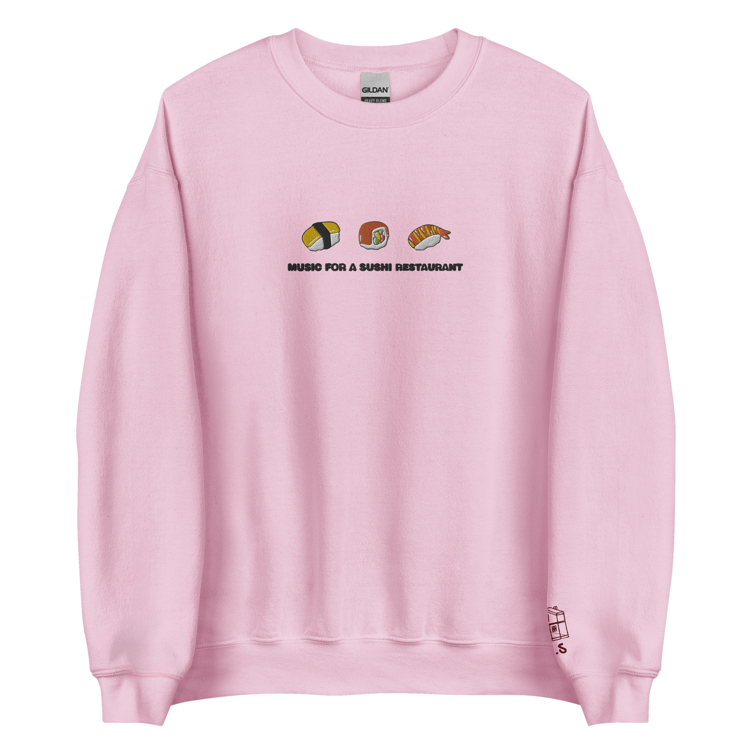 Music For A Sushi Restaurant - Embroidered Crew Neck