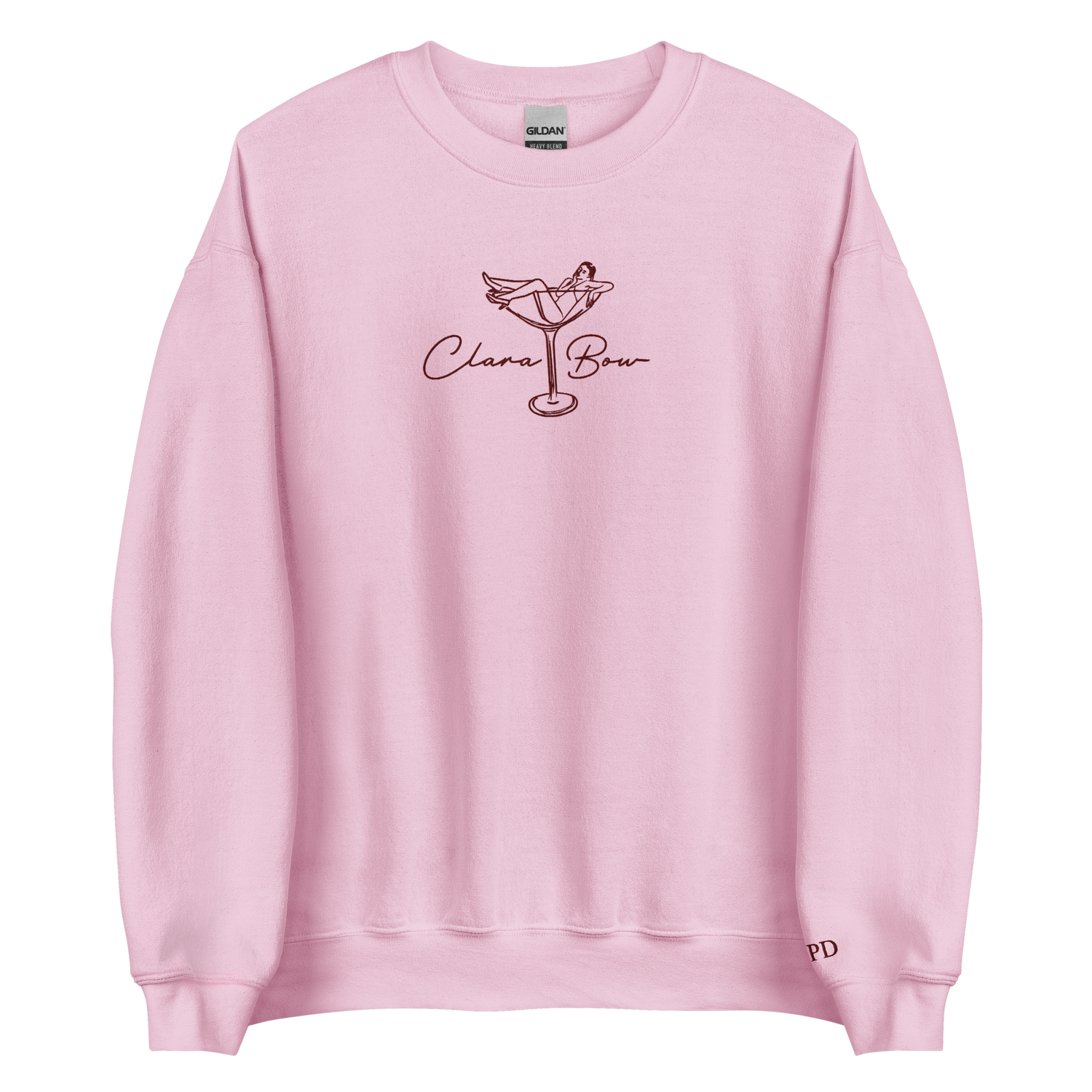 Clara Bow - Embroidered Crew Neck