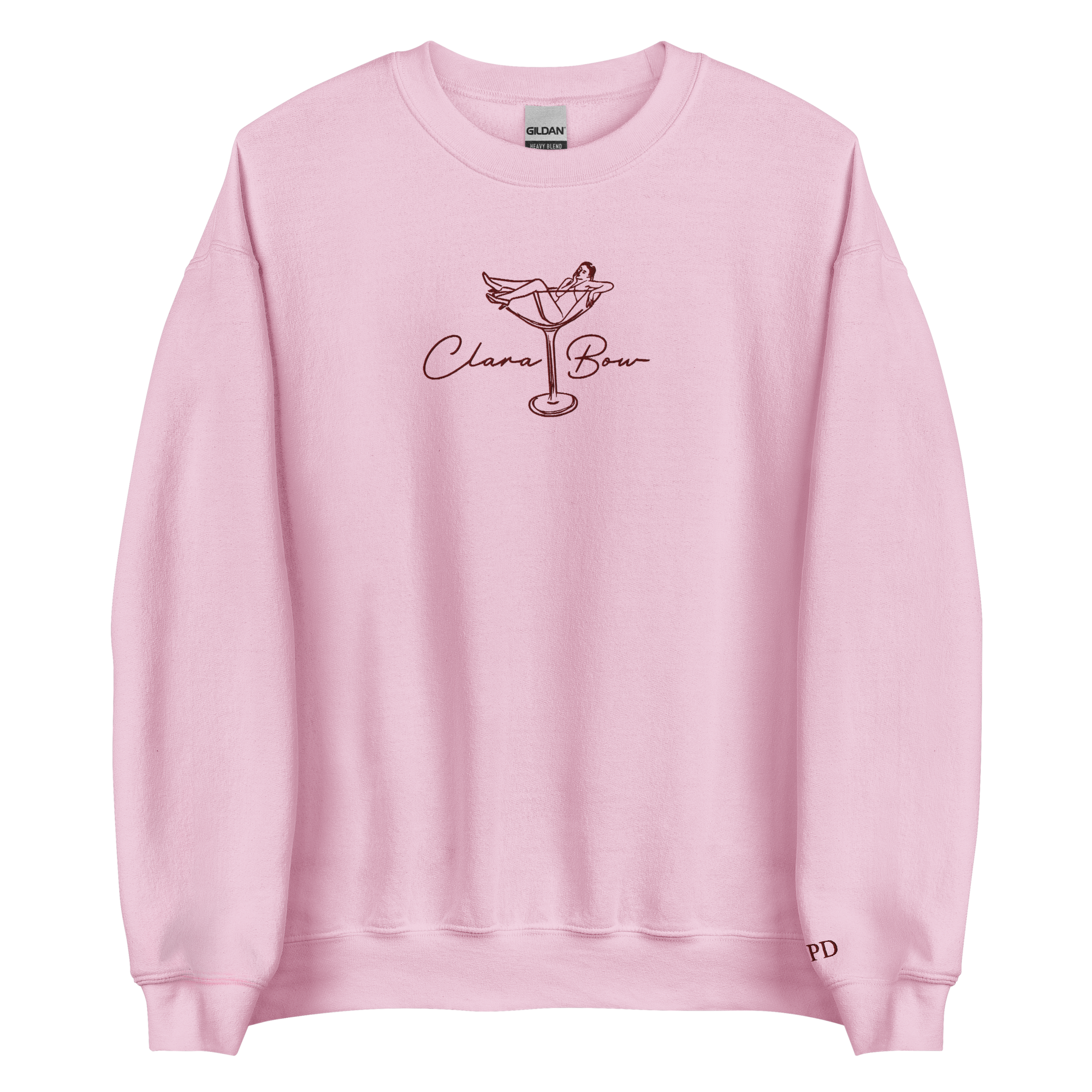 Clara Bow - Embroidered Crew Neck