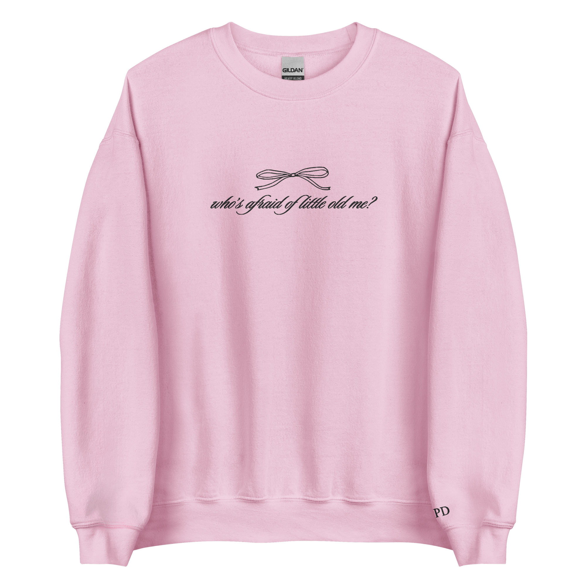 Little Old Me - Embroidered Crew Neck