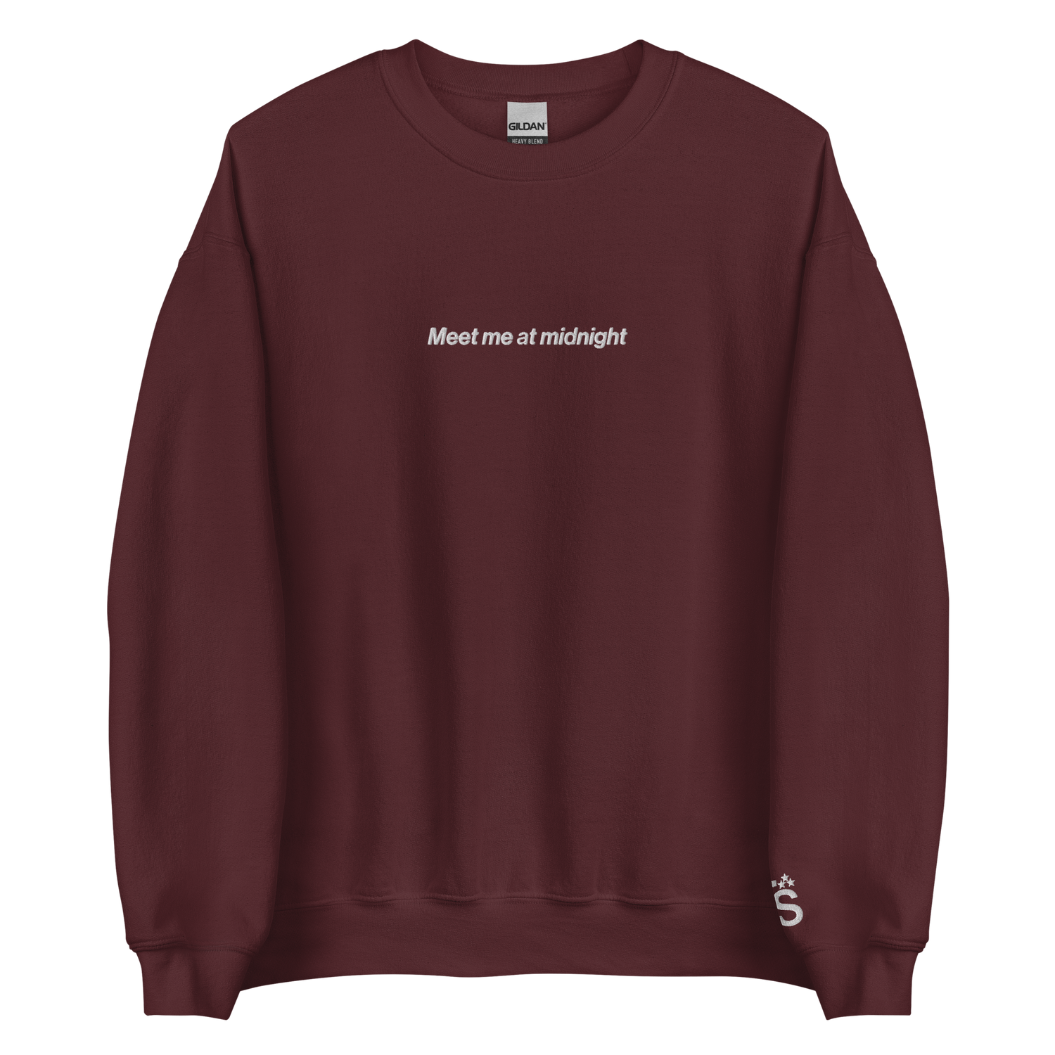 Meet Me at Midnight - Embroidered Crew Neck