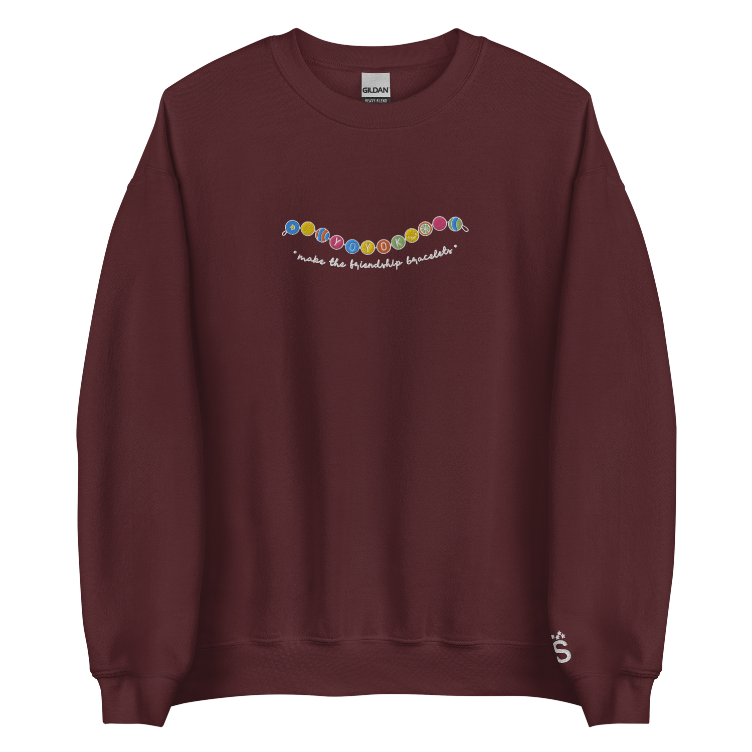 Friendship Bracelets - Embroidered Crew Neck