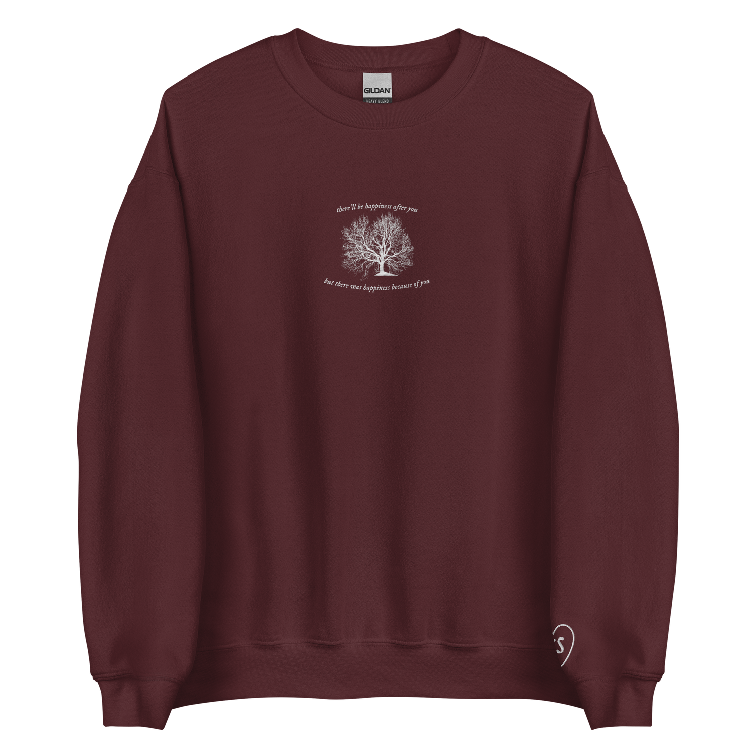 happiness - Embroidered Crew Neck