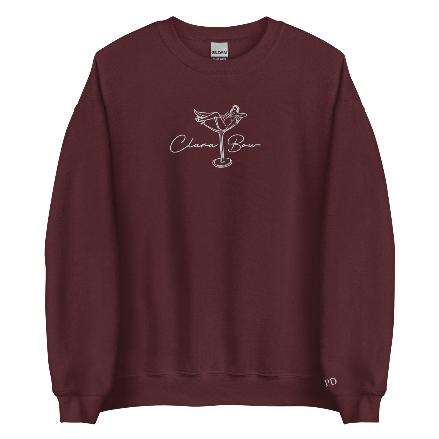 Clara Bow - Embroidered Crew Neck