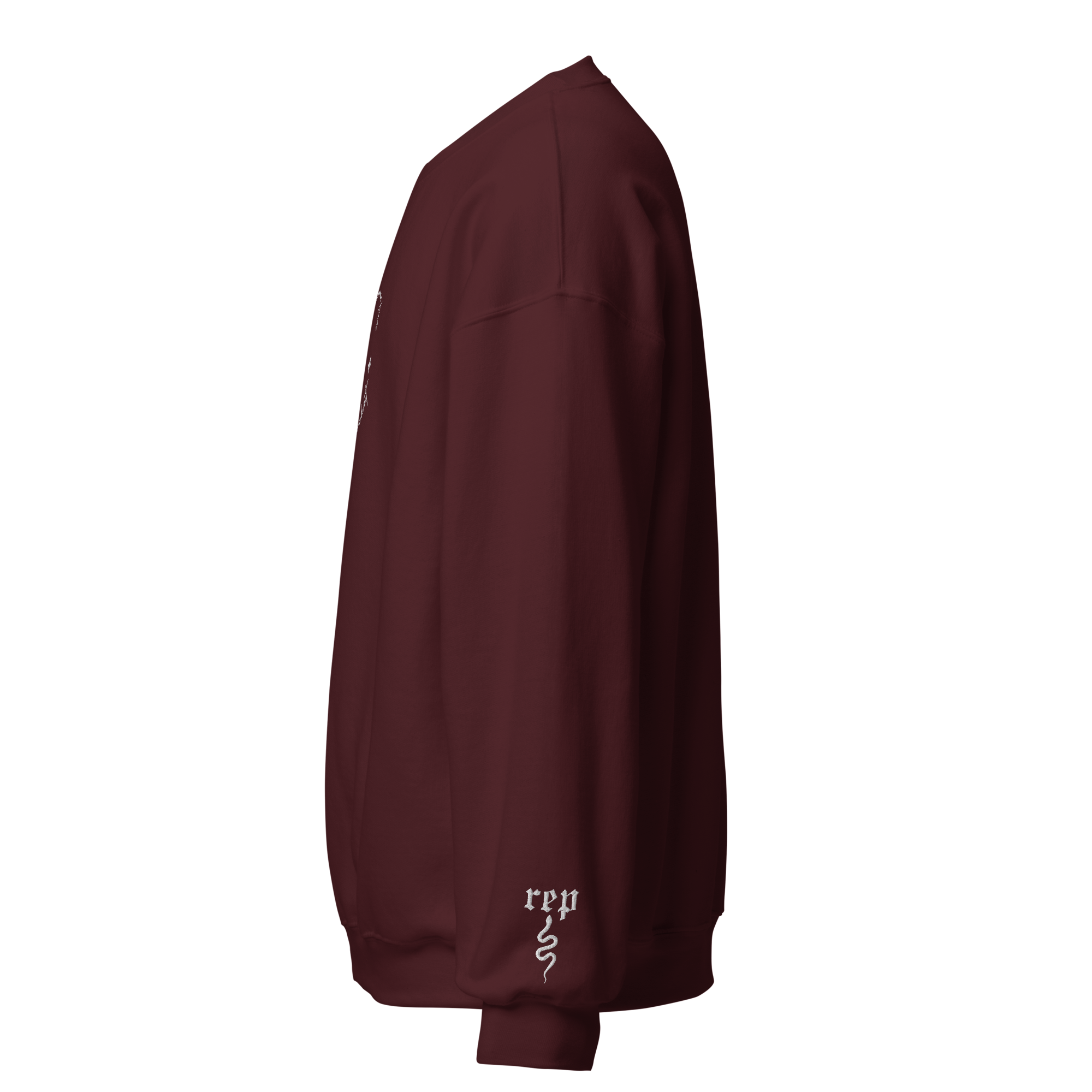 Invisible locket - Embroidered Crew Neck