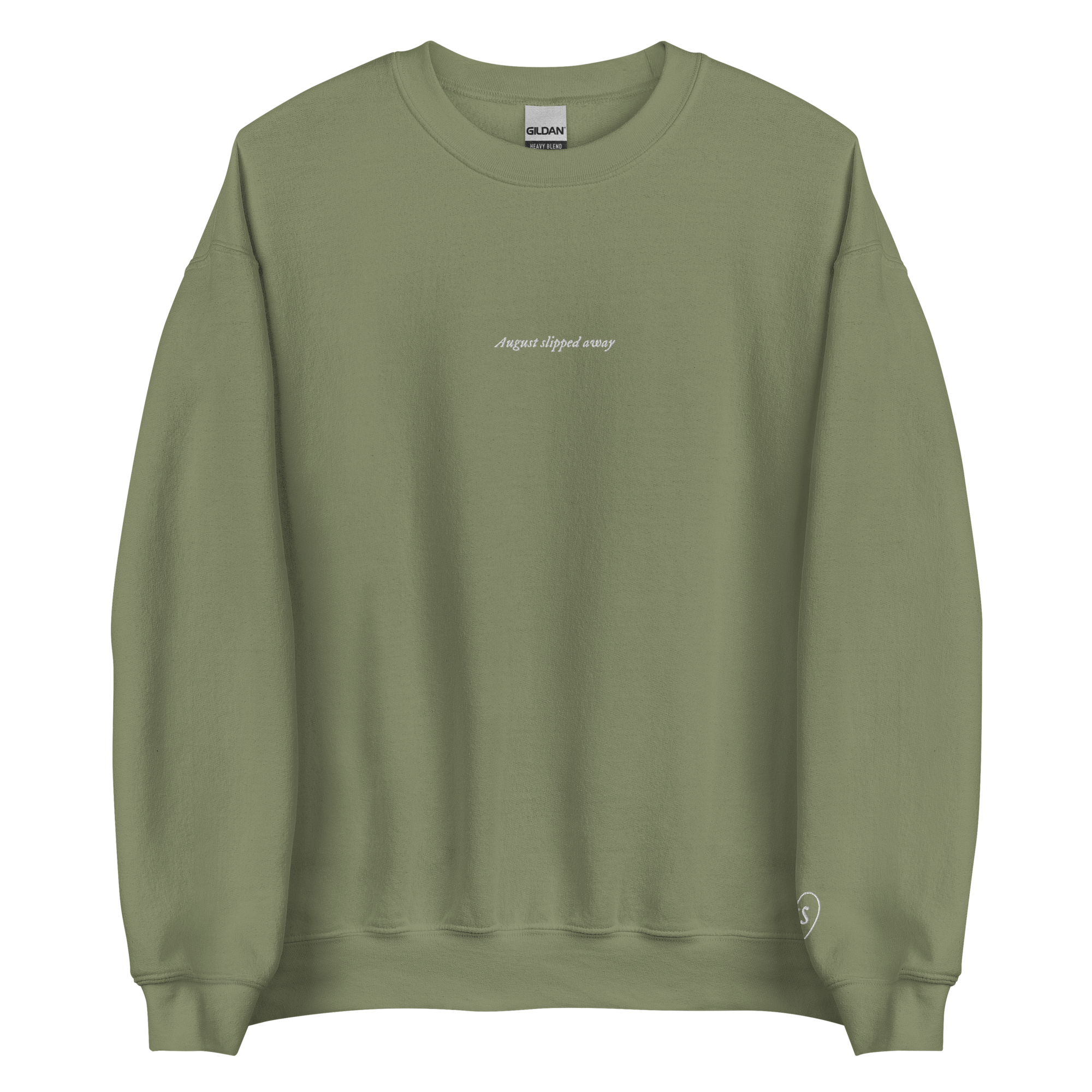August slipped away - Embroidered Crew Neck