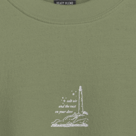 Salt Air - Embroidered Crew Neck