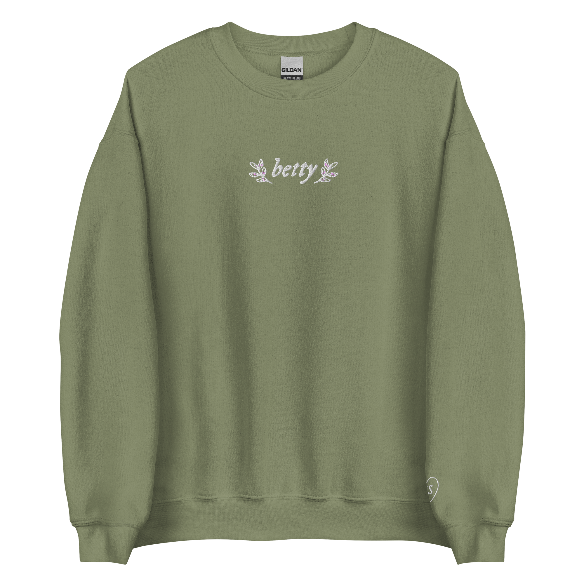 Betty - Embroidered Crew Neck